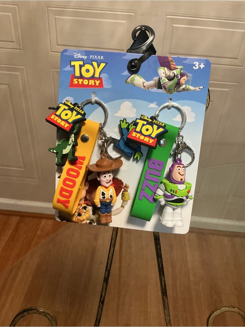 Disney Toy Story Woody & Buzz Lightyear Keychain Set (NEW)